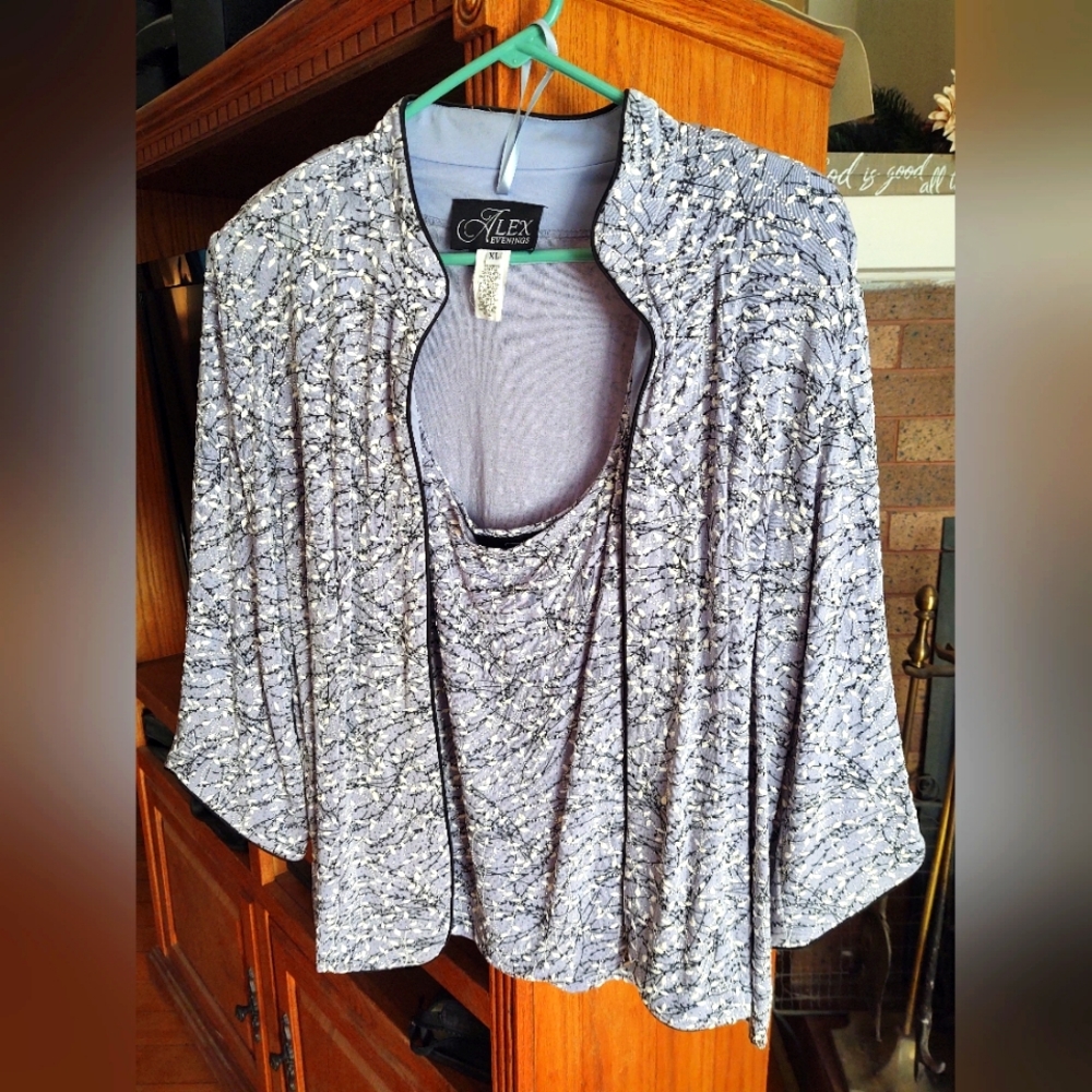 Alex Evening dress jacket and top